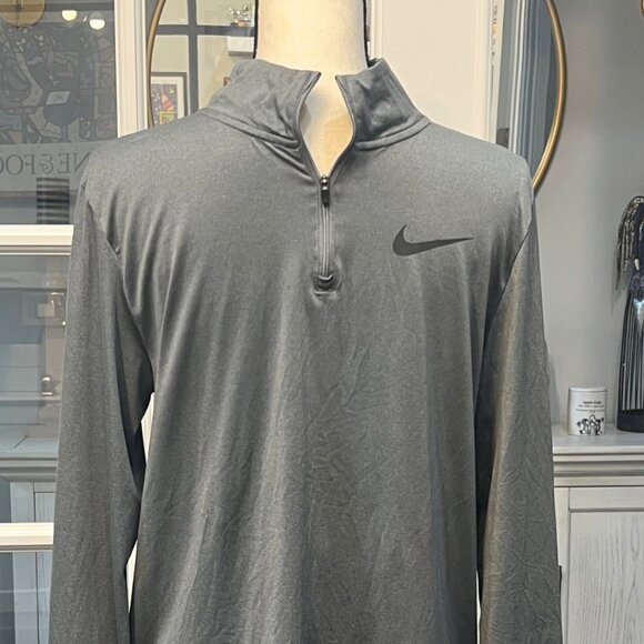NIKE Pro Dri Fit 1/4 Zip Pullover Shirt S - Picture 2 of 6